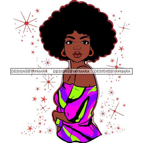 Afro Black Girl Art Black Woman Melanin Pride Dope Goddess Etsy