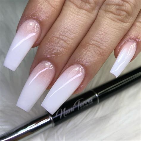Get The Best Ombre Marble Coffin Nails For Your Next Look