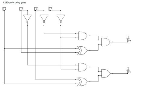 4 To 2 Priority Encoder Circuit Diagram Sharp Wiring