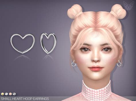 Sims 4 Cc Small Hoop Earrings 25 Designs Maxis Match