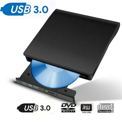 External Portable Dvd Drive Slim Usb 30 Dvdcd Re Writer Burner Reader
