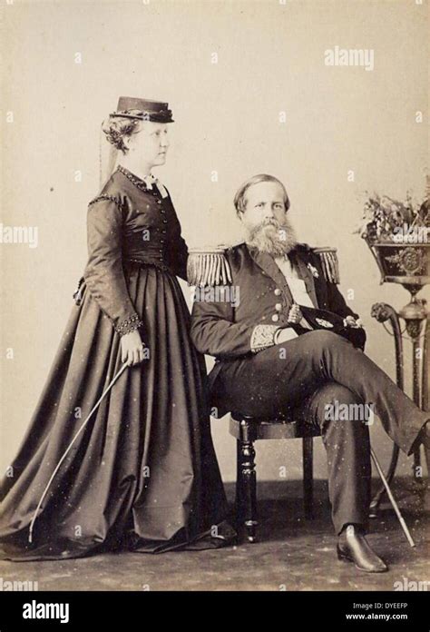 Princess Isabel And Dom Pedro Ii Emperor Of Brazil 1870 Ad Stock