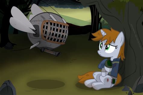 Getting Attack By A Robot Fallout Equestria