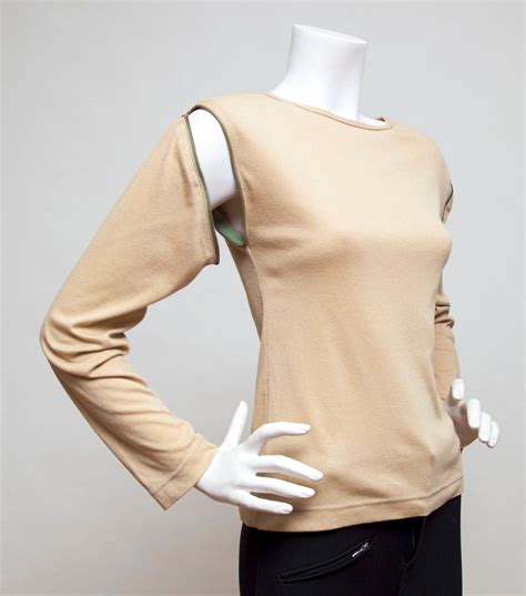 80s Zip Off Sleeve Long Sleeve Top T Shirt Made In Etsy Tops
