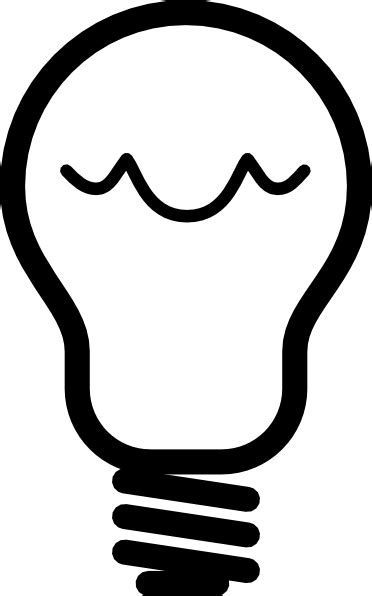 Free Lightbulb Outline Download Free Lightbulb Outline Png Images