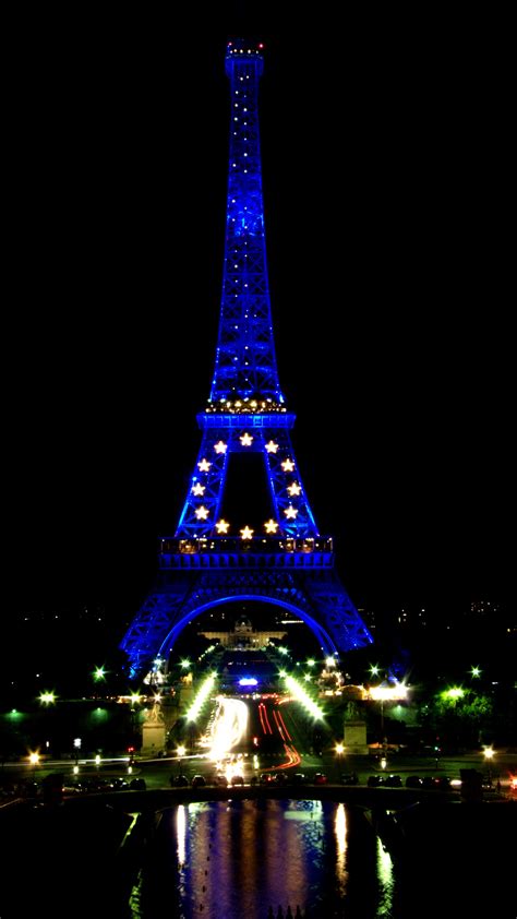 Photo Gallery Eiffel Tower At Night Blue