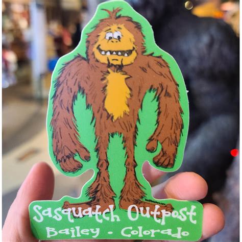 Tall And Happy Bigfoot Sticker Sasquatch Outpost