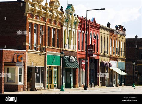 Stock Photography Of Old Buildings In Downtown Area Of Mankato