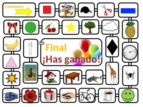 Spanish Vocabulary Board Game Teaching Resources