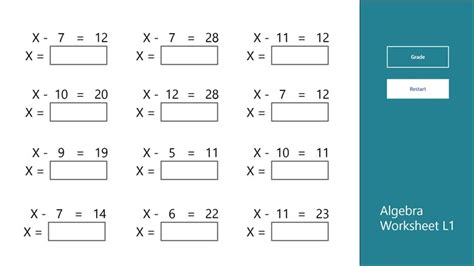 In our previous class, we learned and practiced the addition of real numbers with the help of sutra. Algebra Worksheet L1 for Windows 8 and 8.1