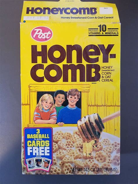 Cereal Box Post Honeycomb 1991 Ebay