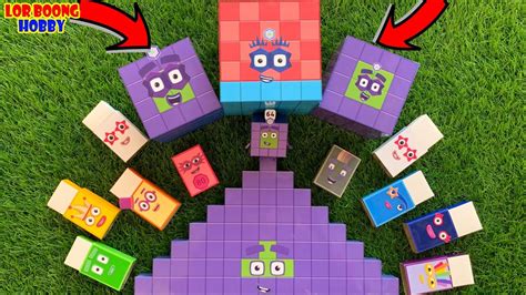 Numberblocks The Best Moment New Face Pyramid 64 Vs 64 Cube Twins