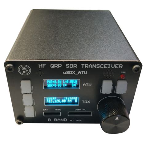 Usdx Sdr Transceiver All Mode 8 Band Receiver Hf Ham Radio Qrp Cw Transceiver Built In Atu 100
