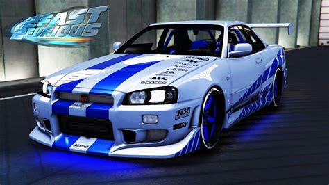 Nissan Skyline Gtr R34 Fast And Furious Awesome Nissa