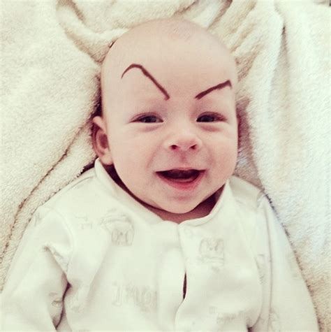 13 Babies With Drawn On Eyebrows That Are Plotting To Take Over The