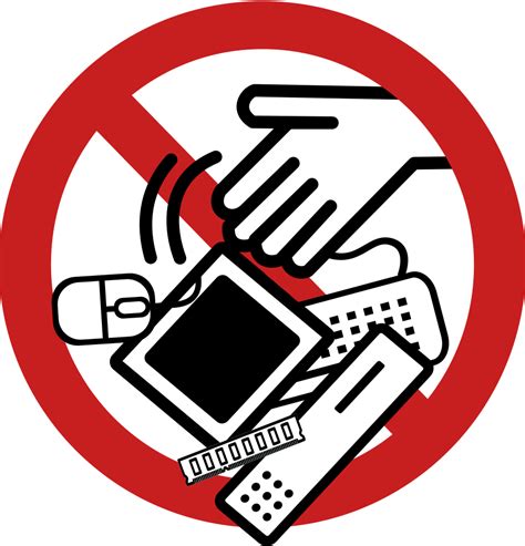 No Electronic Waste Sign Clip Art Image ClipSafari