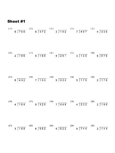 Printable math worksheets for 5th grade. 15 Best Images of Free Division Worksheets For 5th Grade ...