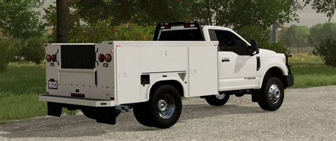 2022 Ford F350 Service Truck V1000 For Fs22 Farming Simulator 2022