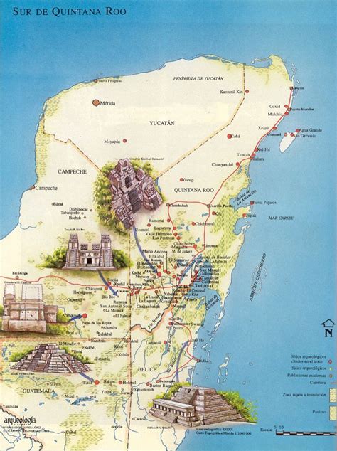 Cartina Geografica Quintana Roo Cartina