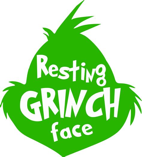 Resting Grinch Face Svg Grinch Christmas Svg The Grinch Sv Inspire
