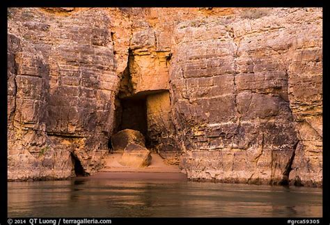 Picturephoto Cave In Redwall Limestone Canyon Walls Grand Canyon