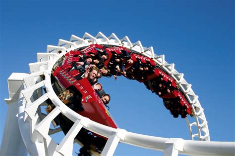 Roller Coaster Amusement Park Fun Rides 1roll Adventure Summer People Wallpapers Hd