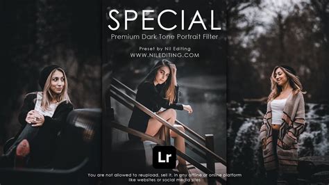 Пресет bright wedding для лайтрум. Special Dark Tone Portrait Filter | Lightroom Presets DNG ...