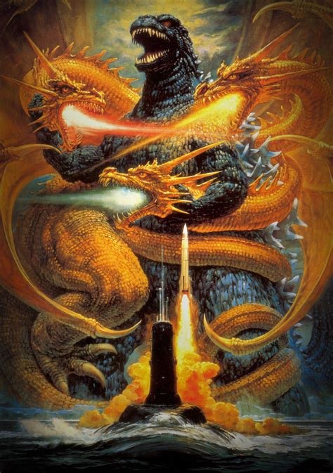 Godzilla night king joey king fight kong. Movie Poster 44 | Godzilla vs king ghidorah