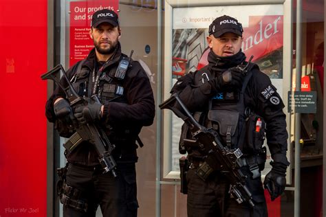 Armed Police In Nottingham City Centre Yesterday Foll Flickr