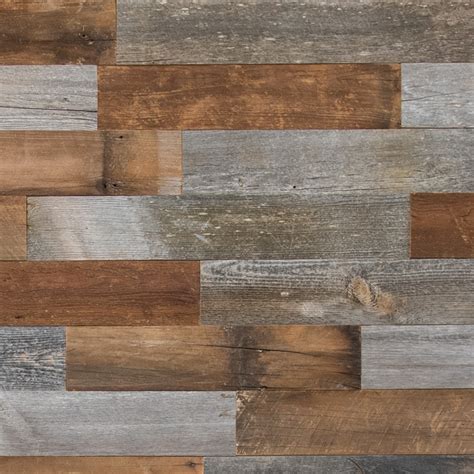 Shop Artis Wall 525 In X 4 Ft Reclaimed Wood Wall Plank At