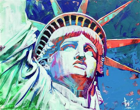 Statue Of Liberty Painting By Tre Taliaferro
