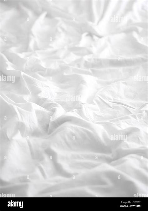 Soft White Bed Sheet Background Stock Photo Alamy