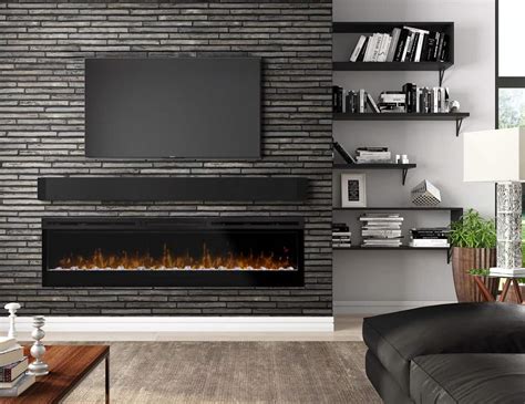 For A Tv Friendly Fireplace Go Electric Stylish Fireplaces