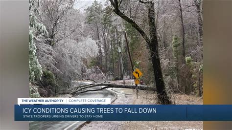 virginia roads ice storm stay home vdot officials warn