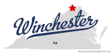 Map Of Winchester Va Virginia