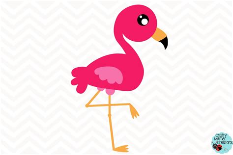 Flamingo Svg Flamingo Clip Art Summer Svg Beach Svg