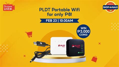 Shopee - PLDT Portable Wifi for only P8!