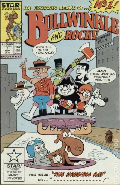 Bullwinkle And Rocky 1987 Marvelstar Comics Comic Books
