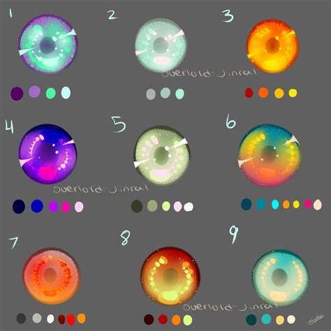 More Eye Swatches By Overlord Jinral On Deviantart