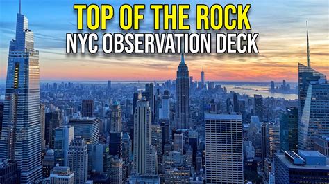 Top Of The Rock Observation Deck Amazing Views Of Nyc Rockefeller