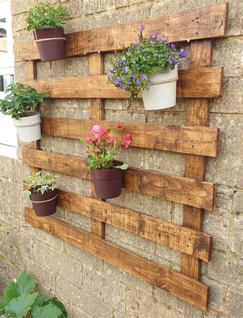 How To Create A Simple Upcycled Pallet Wall Planter Wall Planters