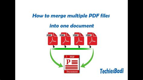 How to merge pdf files. How to merge multiple PDF files into one document - YouTube