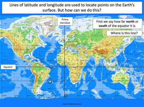 Free Printable World Map With Latitude And Longitude Ce