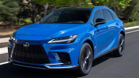 2023 Lexus Rx 350 F Sport Heat Blue Youtube