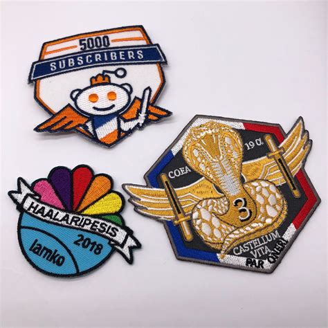 35pcs Custom Embroidered Patch Embroidered Logo Patch Custom Etsy