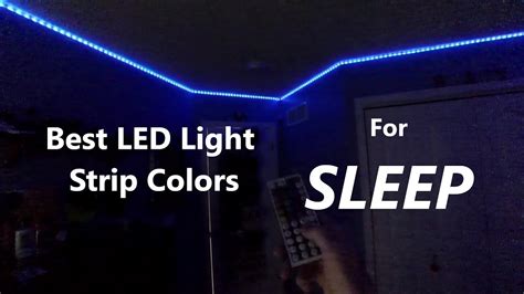 The Five Best Led Light Colors For Sleep Youtube