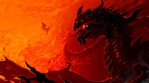 Red Dragon Wallpaper Backiee