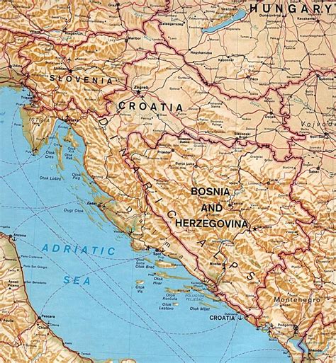 Slovenia Mappa Mappa Che Mostra La Slovenia Europa Del Sud Europa