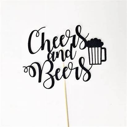 Cheers Beers Cake Topper Years 30th Birthday