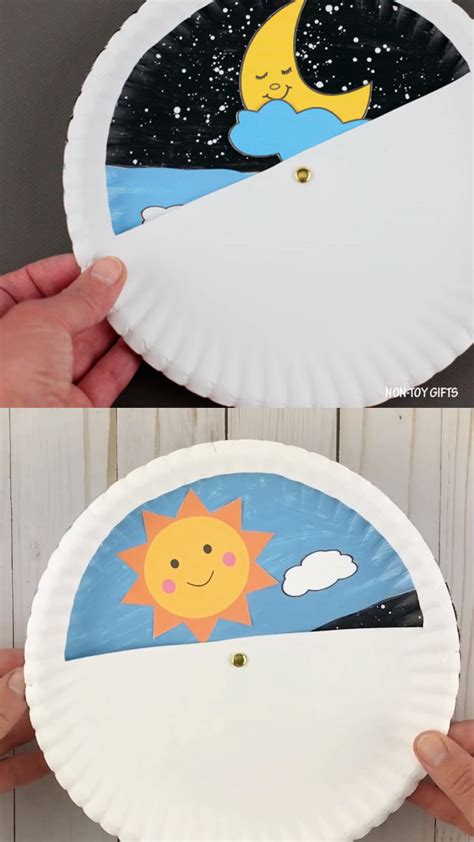 Day And Night Craft For Kids Sun And Moon Printable Artofit